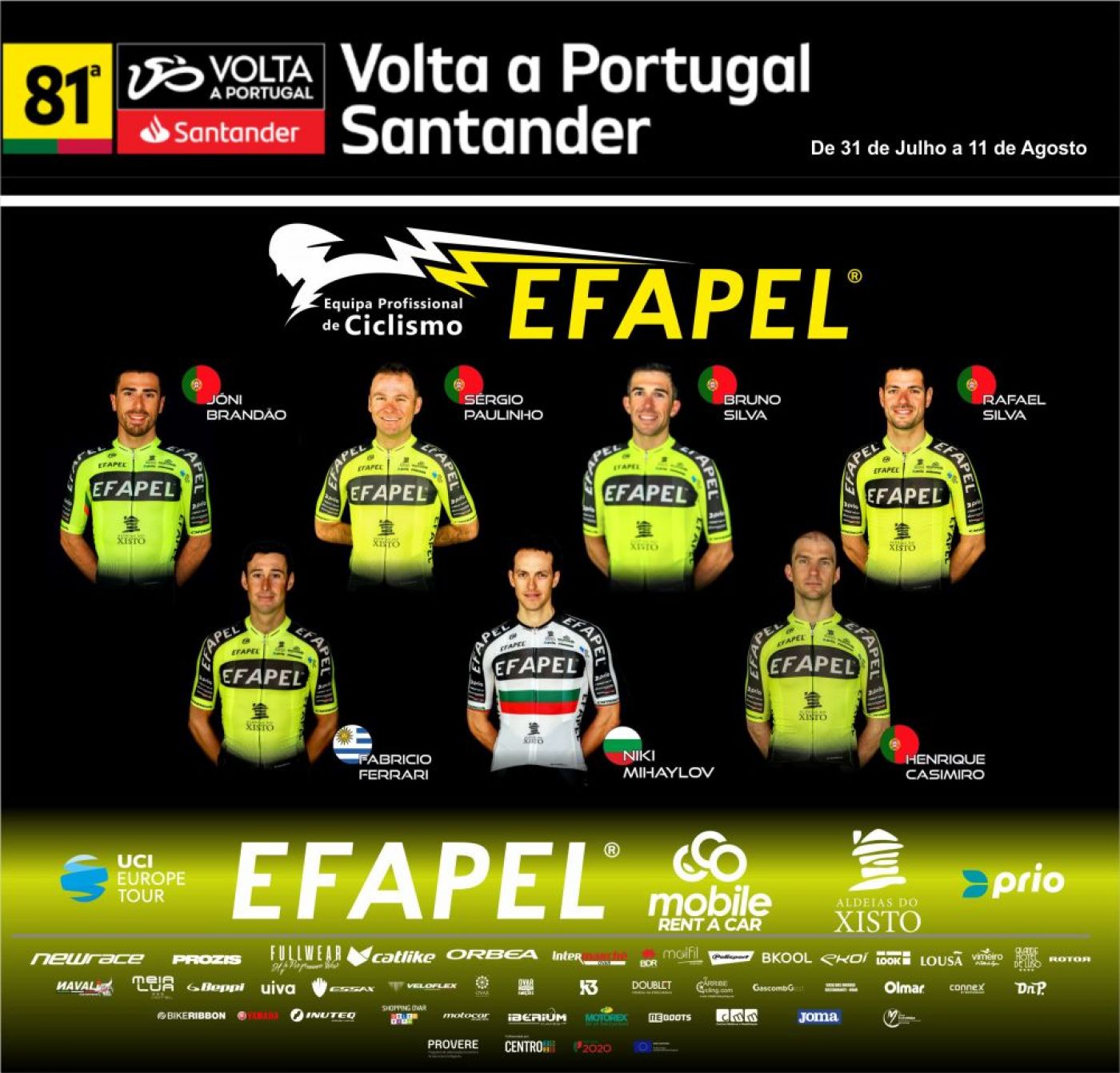 EFAPEL confiante na vitória da 81.ª Volta a Portugal