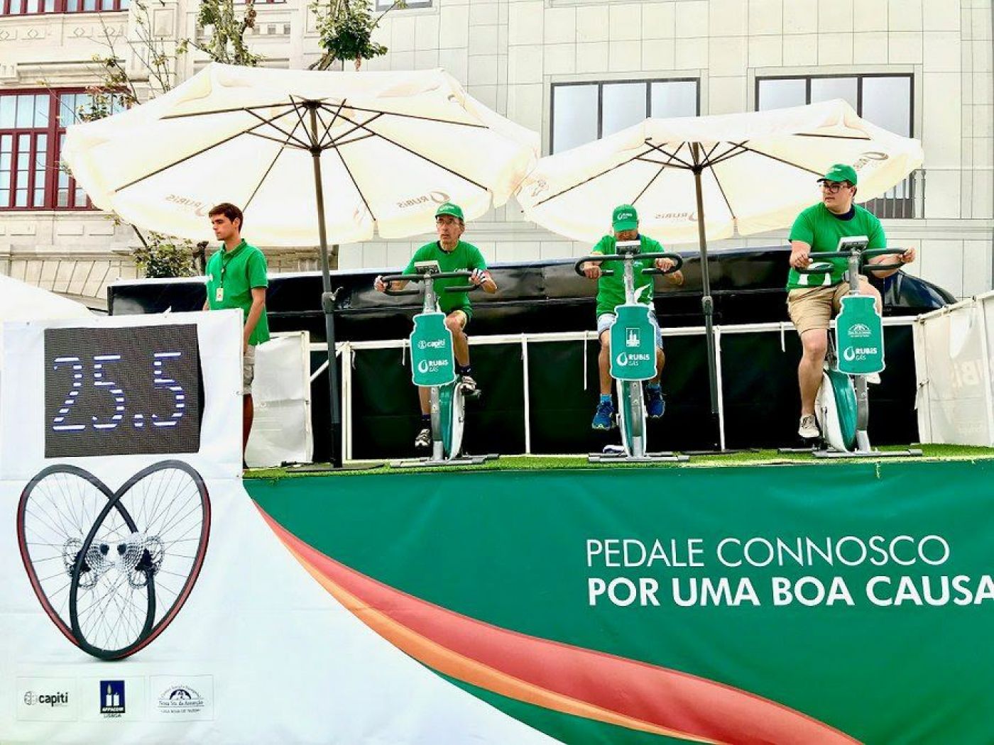 Portugal pedalou 3224,7 km, Rubis Gás vai doar 19.500 euros