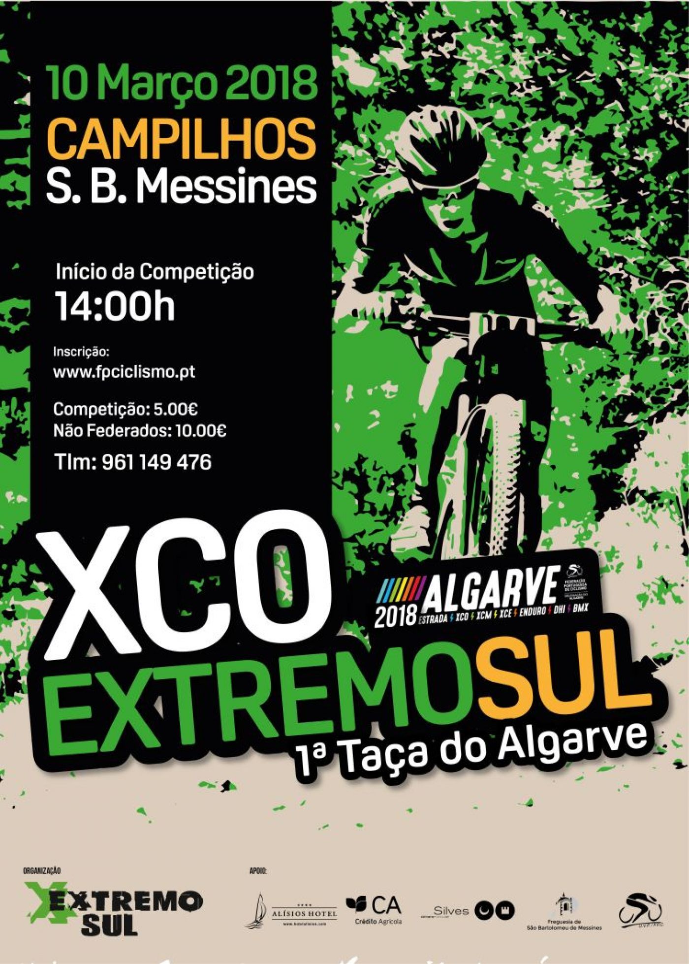 1 Taça Regional de XCO de BTT e Encontro Inter Regional de Escolas de BTT - 10 e 11 de Março