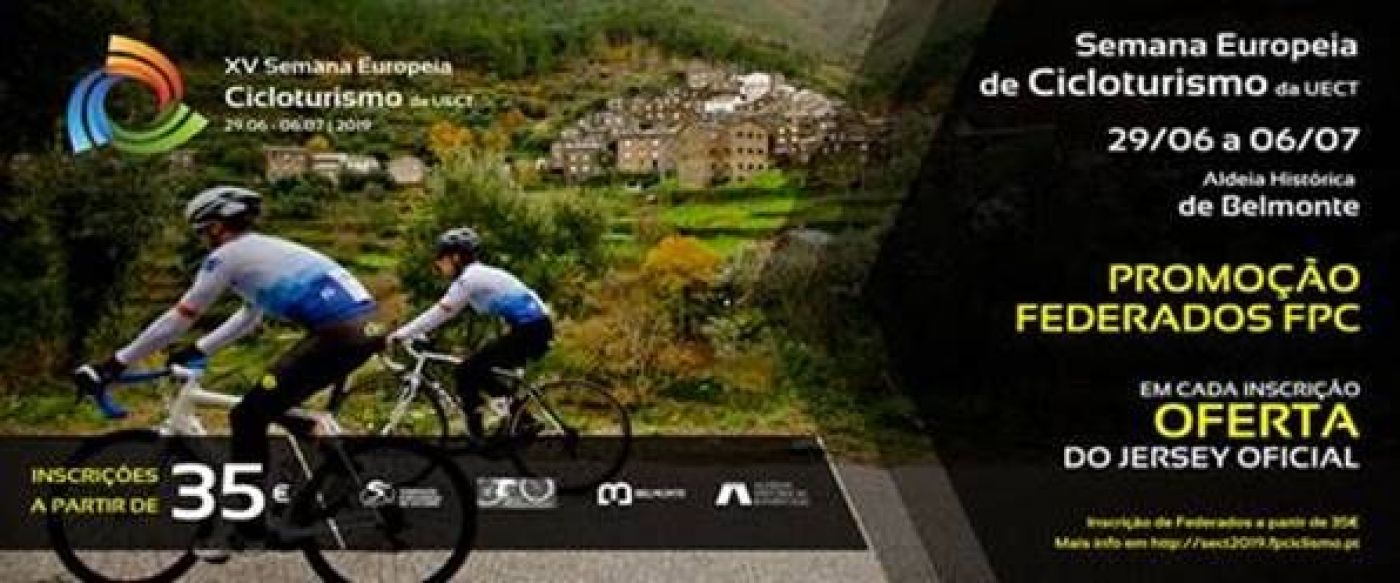 Semana Europeia de Cicloturismo 2019 – Inscrição com oferta de Jersey