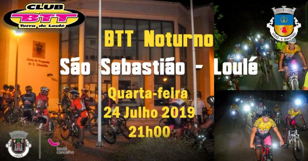 Passeio BTT noturno #2 2019 São Sebastião - Loulé Quarta-feira, 24 Julho