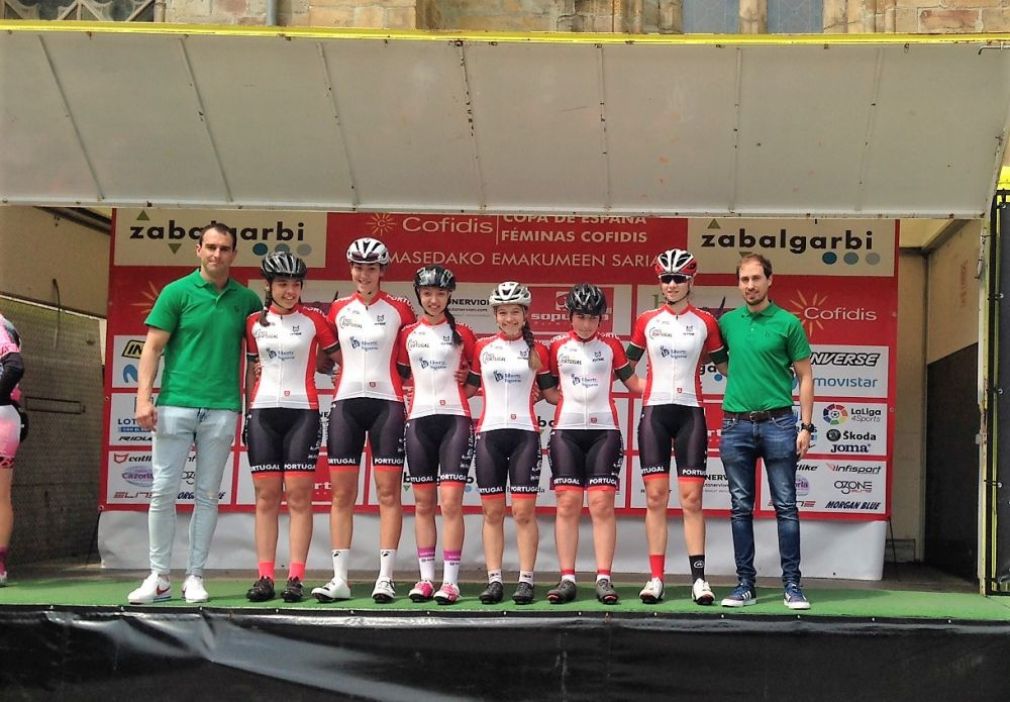 Seleções jovens pedalam em Espanha e em França