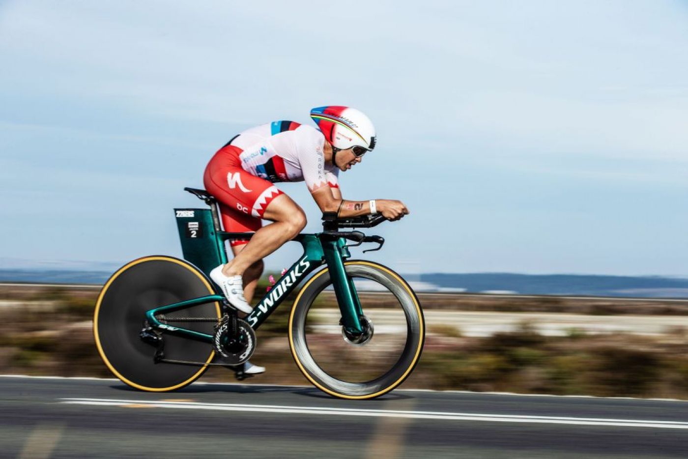 Triatleta Javier Gomez Noya em Portugal