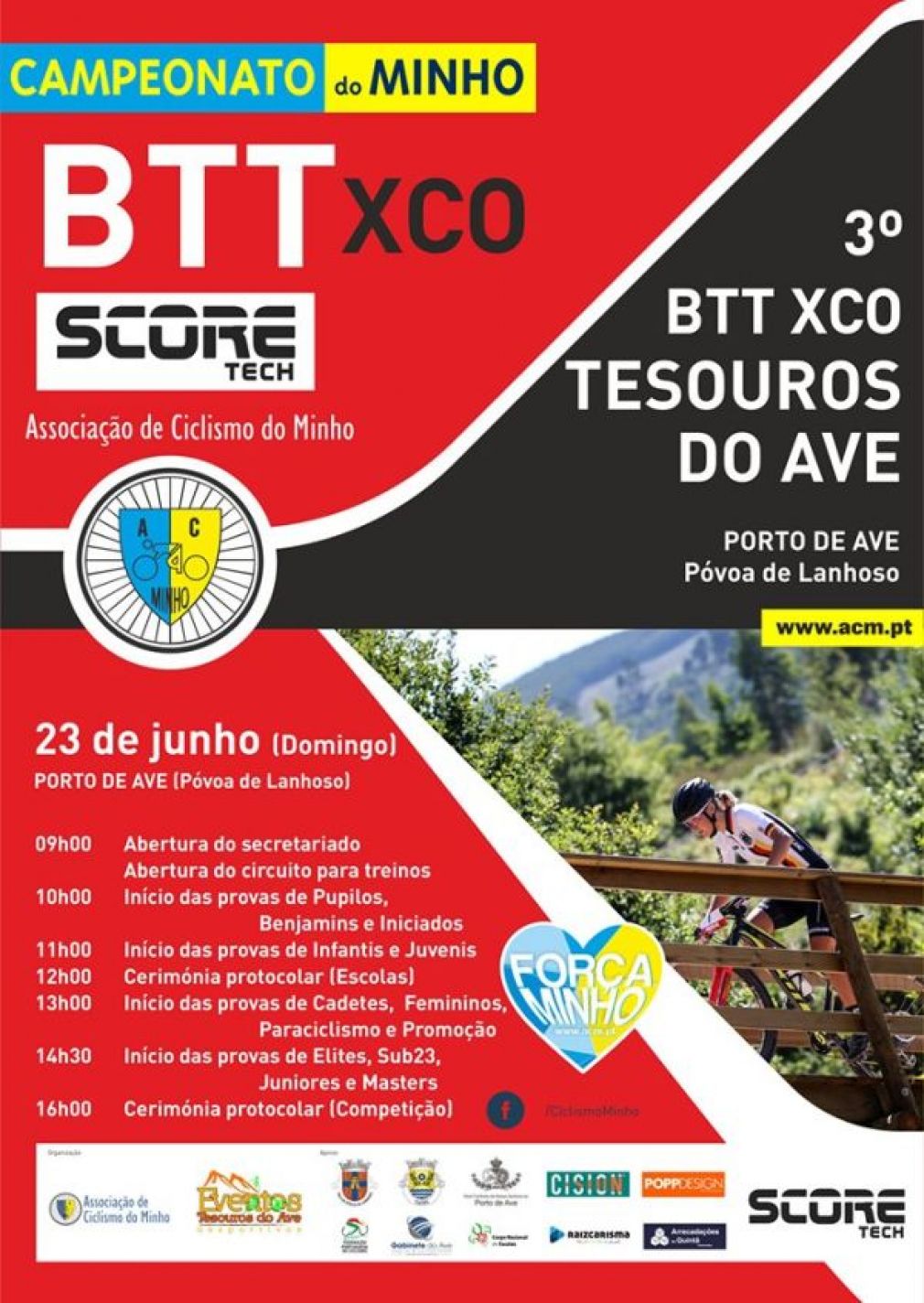 Porto de Ave recebe o Campeonato do Minho de BTT XCO - SCORE Tech